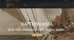 Desktop Screenshot of kapteinuosta.lv